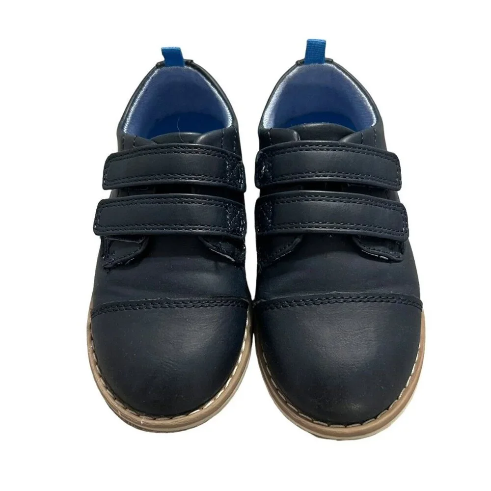 Cat & Jack Sz 10 Navy Blue Oxford Dress Shoes